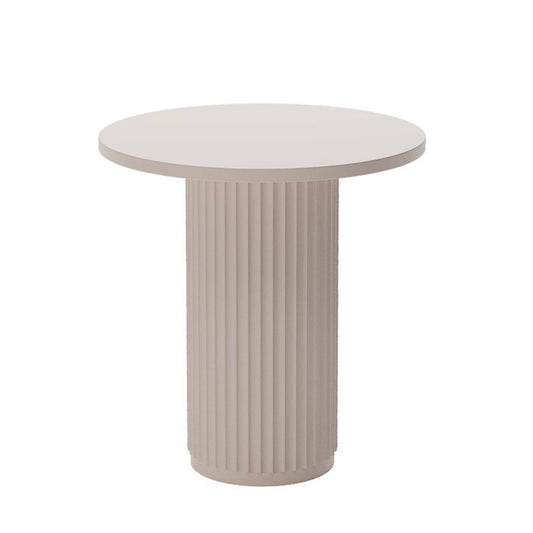Fluted Cylinder Side Table